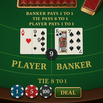 BoomerangBet - Baccarat Table Game - Simple and Elegant